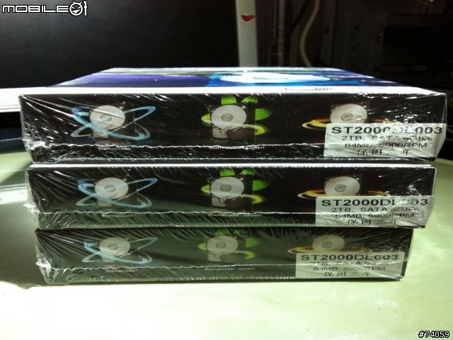 [開箱] Seagate Green 5900RPM  2TB/64M SATAIII硬碟