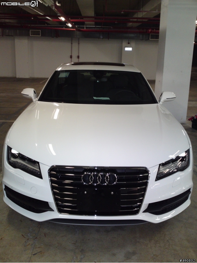 [分享] 純白 Audi A7 S-Line 外觀照