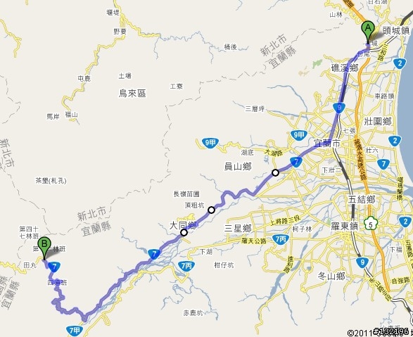 一日雙北  繞個230KM的圈圈.. 完整路線紀錄