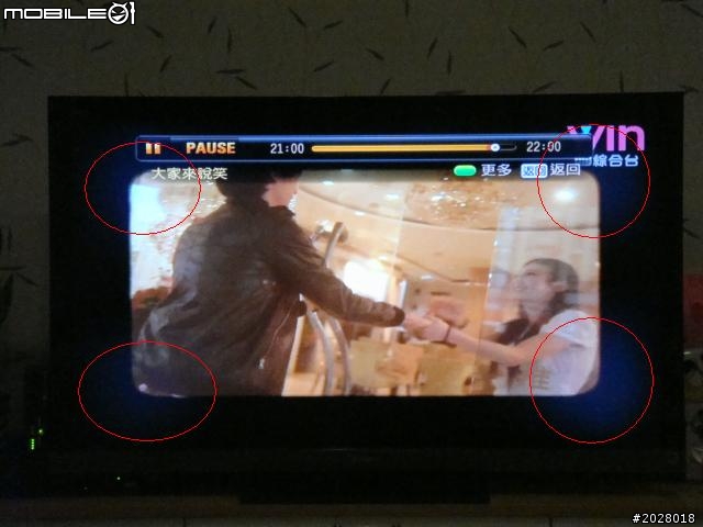 我的sony KDL-60ex700漏光開箱
