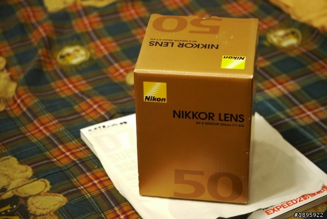 (鏡頭開箱)NIKKOR 50mm F1.4G