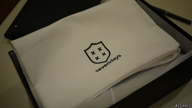 Sevendays藍底銀色高筒休閒鞋