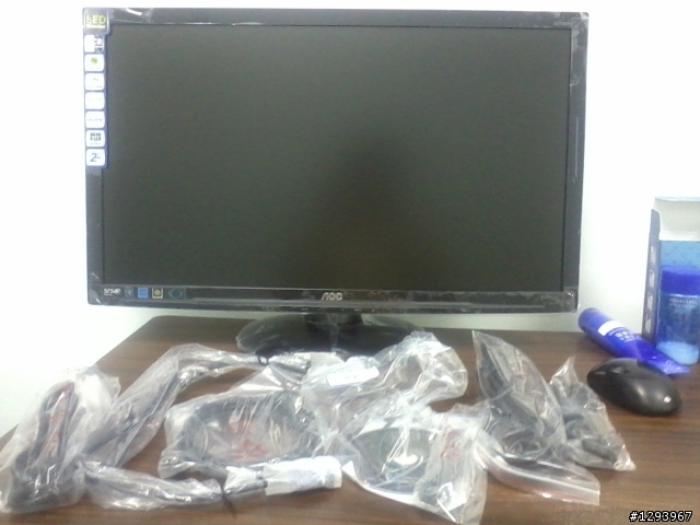 ［簡單開箱］AOC E2795VH + MK250 (27吋螢幕+無線鍵盤)