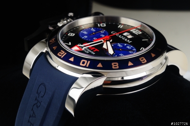 小葛開箱 "Graham chronofighter oversize GMT"圖小多
