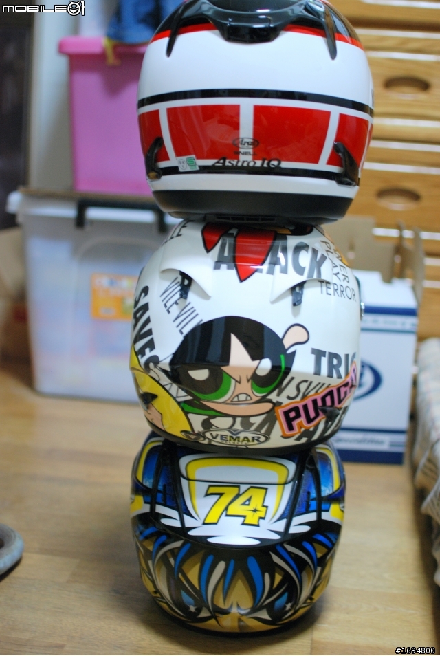 【開箱】YAMAHA 50th  In  Arai  Astro IQ