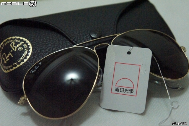 雷朋 RayBan RB3025 001/58 3P金框偏光款開箱文
