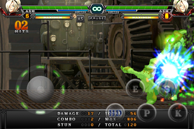 [教學] ASH浮空99段 in iOS KOF  不喜勿入