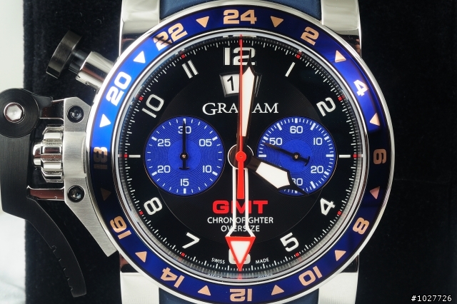 小葛開箱 "Graham chronofighter oversize GMT"圖小多