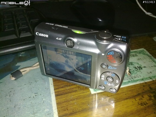 (已送交警局後無人認領)2011-0627班車由集集往台中撿到一台 CANON IXUS 850 IS數位相機
