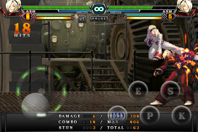 [教學] ASH浮空99段 in iOS KOF  不喜勿入
