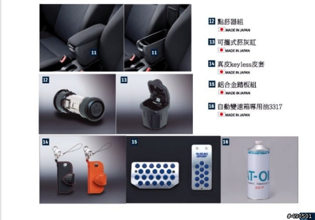NEW SWIFT 原廠改裝配件出現了!