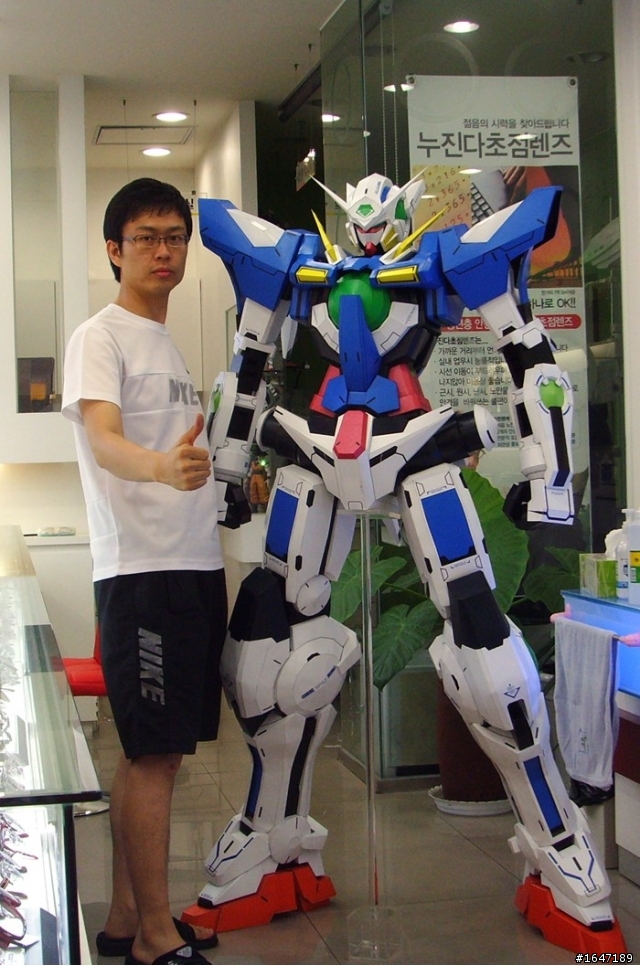 還是紙模型,180CM高GN-001