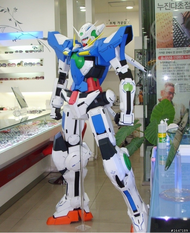 還是紙模型,180CM高GN-001