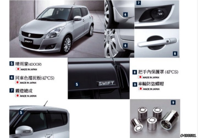 NEW SWIFT 原廠改裝配件出現了!