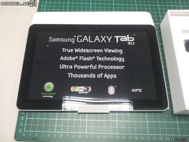 Samsung Galaxy Tab 10.1 GT-P7510不專業的開箱文