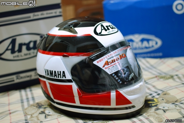 【開箱】YAMAHA 50th  In  Arai  Astro IQ