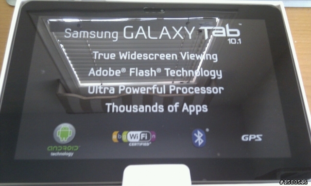 生日突然飛來的禮物 - Samsung Galaxy Tab 10.1