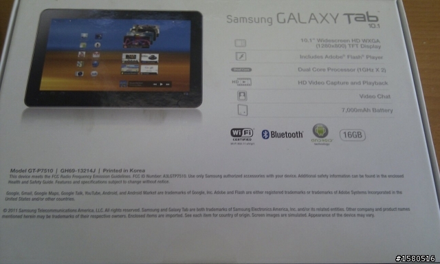 生日突然飛來的禮物 - Samsung Galaxy Tab 10.1