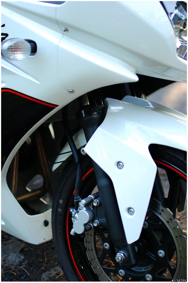 [開箱]走進高雄城市的白色小忍者Ninja250R!圖多!