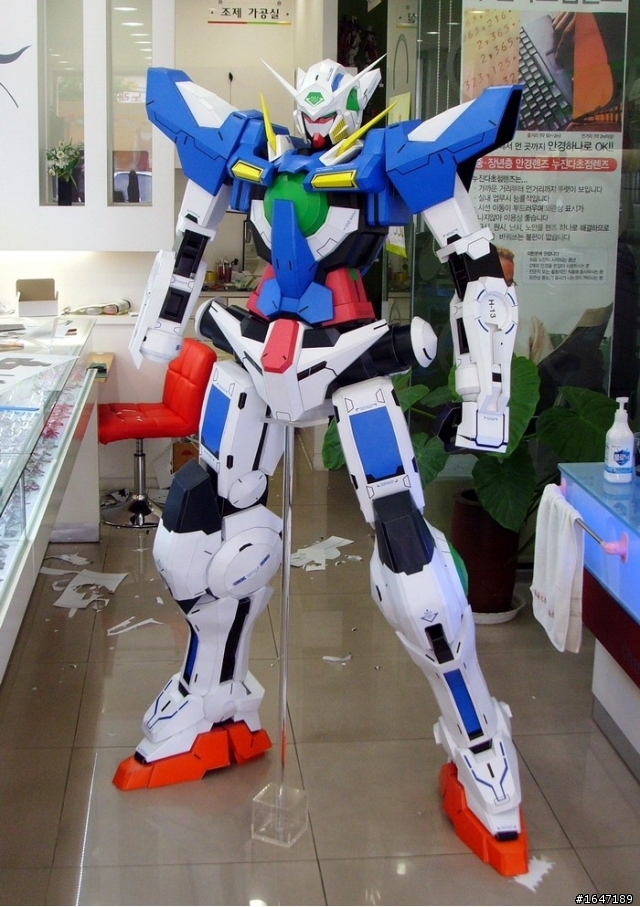 還是紙模型,180CM高GN-001