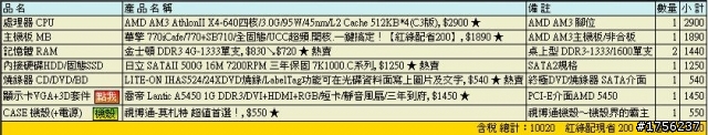預算1萬 不打遊戲 只做多作業處理的配備