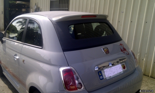 沒想到彰化居然有這種玩具fiat 500 abarth酷～～