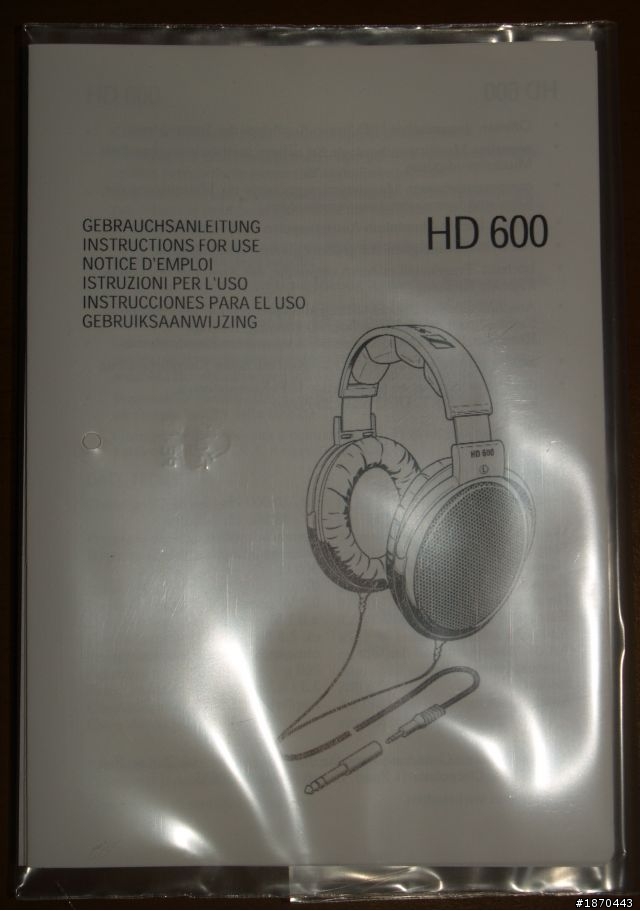 [開箱]首支破千耳罩~sennheiser HD600(已重拍)