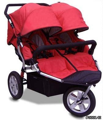 我家的航空母艦 Tiketech - CityX3 Swivel Twin Stroller