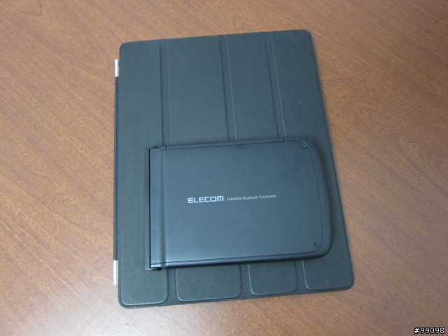 [開箱] ELECOM 折疊式藍芽鍵盤 for iPad / iPhone / iPod touch (都是圖)