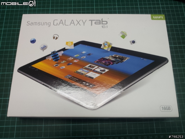 Samsung Galaxy Tab 10.1 GT-P7510不專業的開箱文