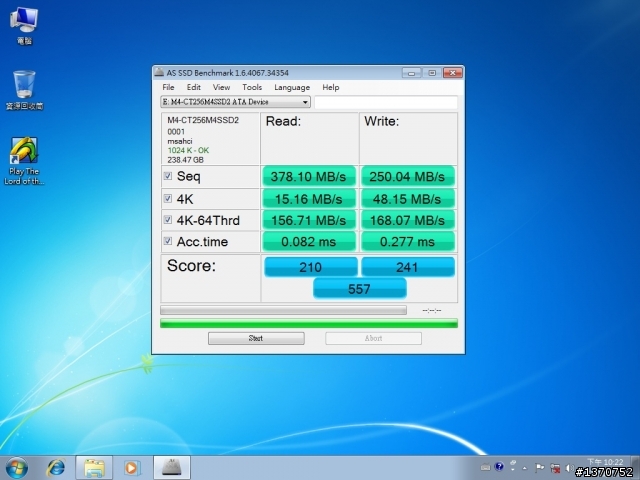 一個月後，還是買了美光 Crucial M4 SSD 256G