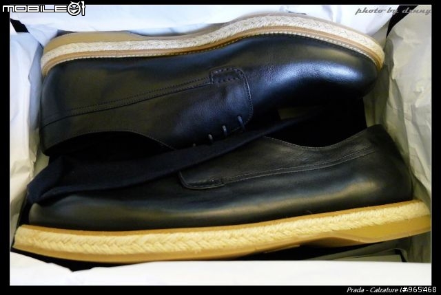[開箱] Prada 編織厚底鞋