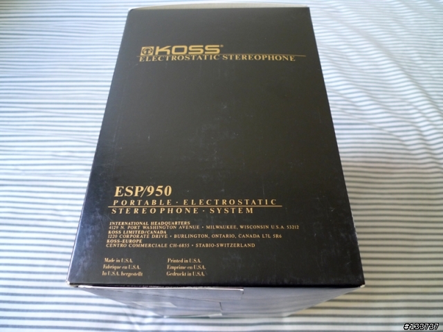 ［開箱］KOSS ESP-950 (窮人的靜電耳機)