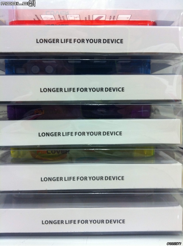 [ 分享 ] 小黑換新衣 Mycover iPhone 4 超薄 透明邊框 保護殼