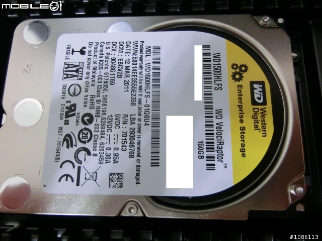 WD 迅猛龍 + CyberSLIM S84-U3S RAID 0