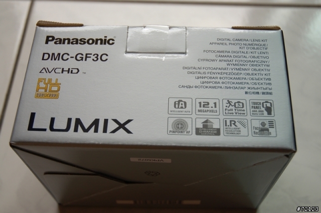 PCHOME預購的小三機收到了....Panasonic GF3