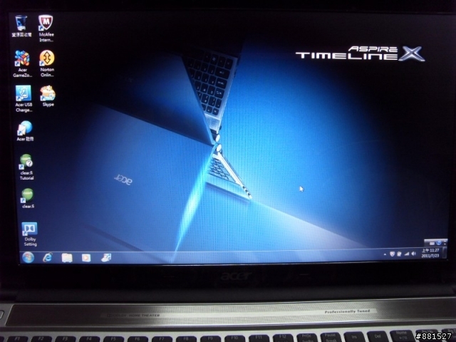 輕薄的視覺大享受-acer 5830TG開箱