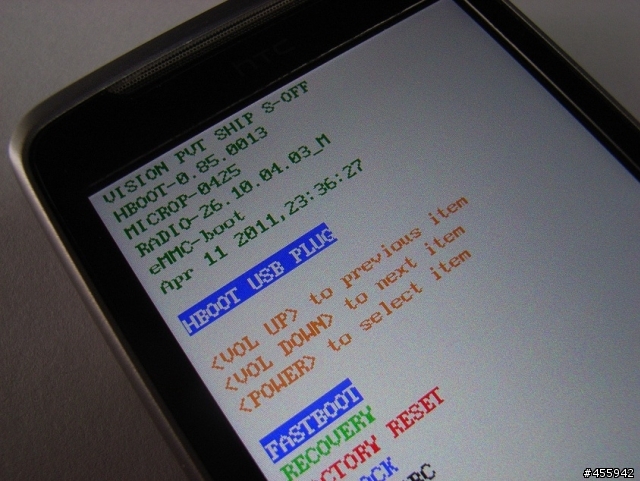 (2012年11月05日更新)DesireZ 2.3.3 降板 2.2 並 RUU 2.3.3 ROOT 教學(還原S-On) [已停止供檔]