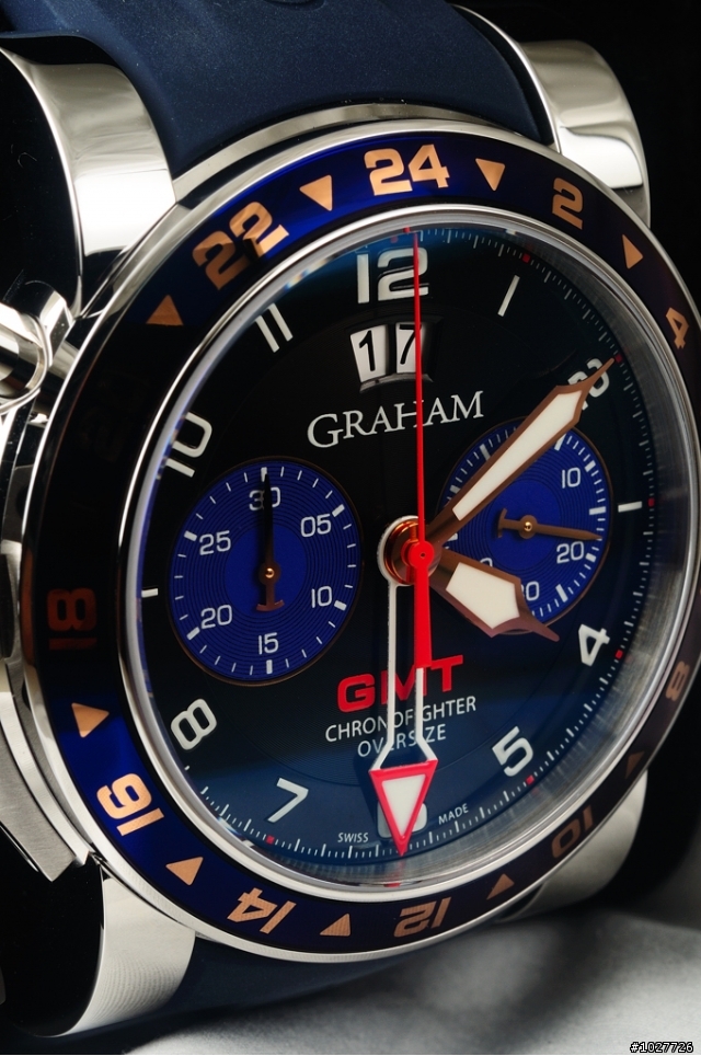小葛開箱 "Graham chronofighter oversize GMT"圖小多