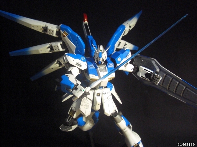 MG Hi-Nu 新手嘗試噴漆&改造作