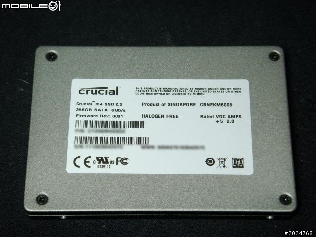 [測試] Crucial M4 256GB 效能實測