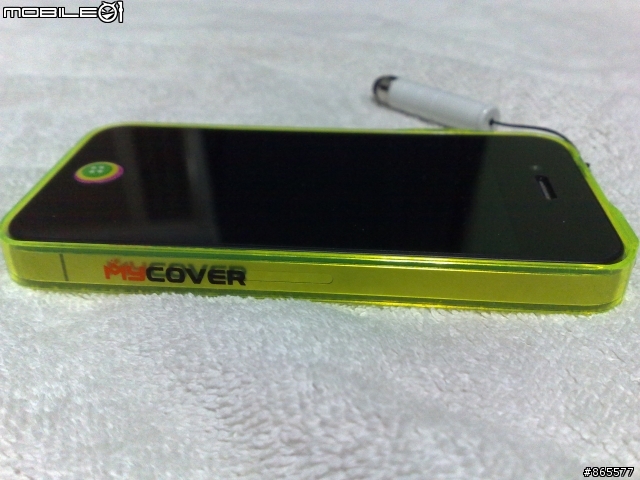 [ 分享 ] 小黑換新衣 Mycover iPhone 4 超薄 透明邊框 保護殼