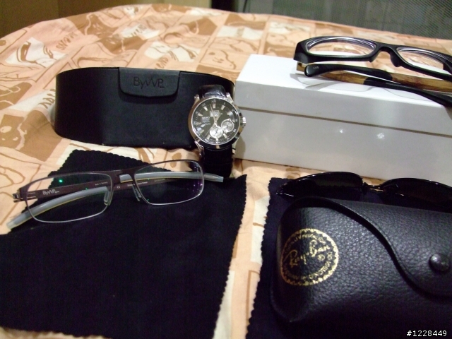 【開箱】我的眼鏡開箱~~Ray Ban RB 2157-K Wayfarer , RAY BAN 3352, bywp 及 pls pls開箱