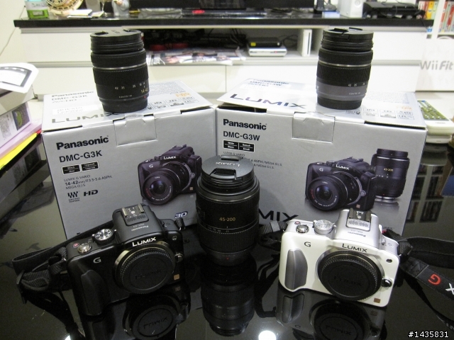 今天不敗家就不回家!!! 白色G3開箱~~~