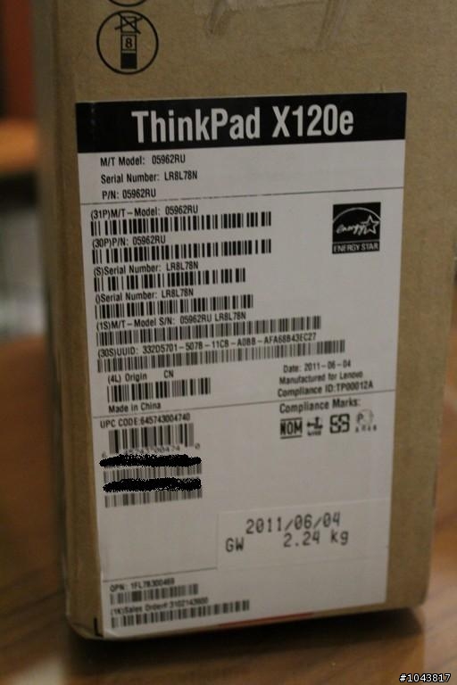 [簡易開箱] Lenovo ThinkPad X120e