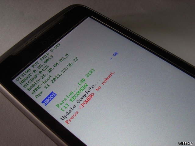 (2012年11月05日更新)DesireZ 2.3.3 降板 2.2 並 RUU 2.3.3 ROOT 教學(還原S-On) [已停止供檔]