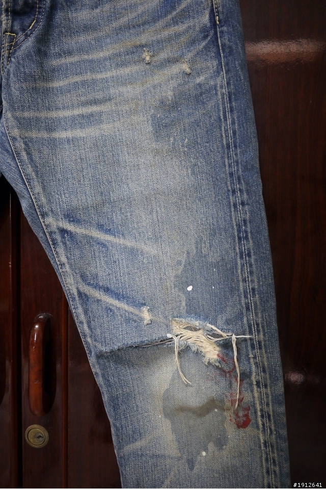 [分享] Hysteric Glamour HG Liquid Scattered 血漬 潑漆褲