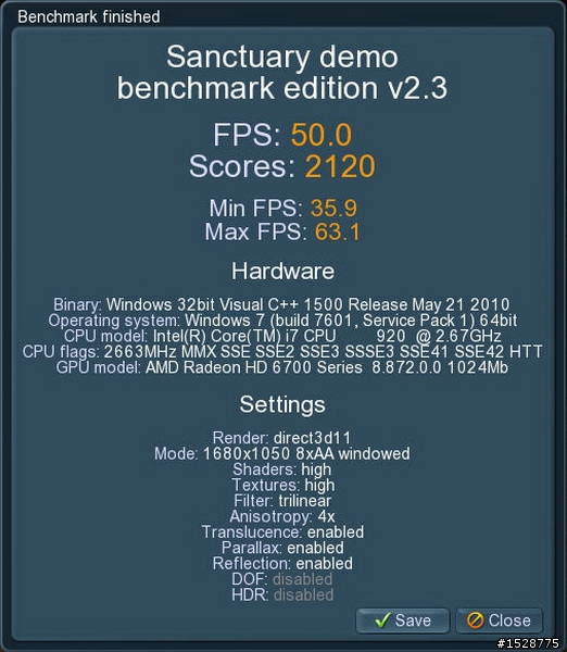 辛苦測試分享 550Ti VS 6770