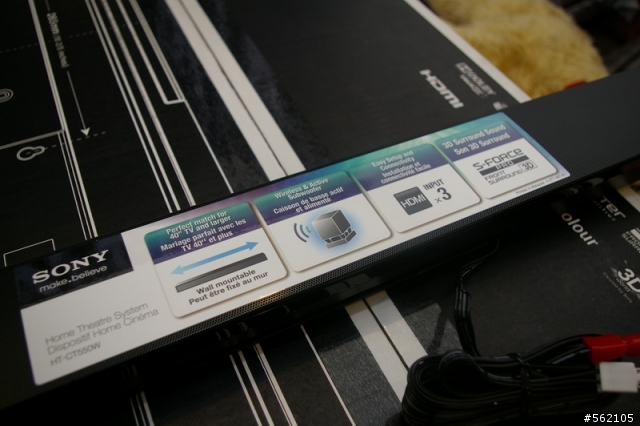 [開箱]小房間的家庭劇院Sony CT550W..2011/09/07更新