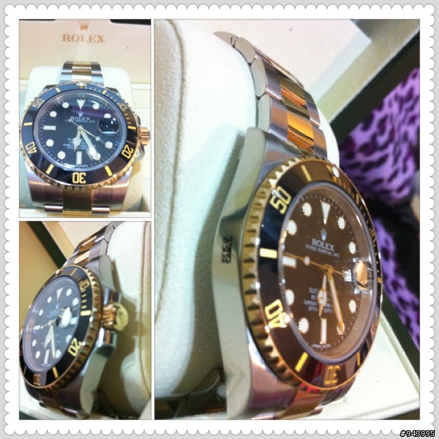[易開罐][敗家編年史][ROLEX] 116613LN 半金黑水鬼 - 中元普渡應景之物